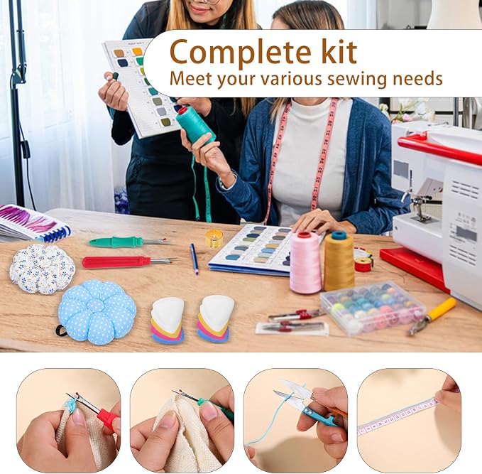 Sewing Pin Cushion Kit, Wrist Pin Cushions - Image 7