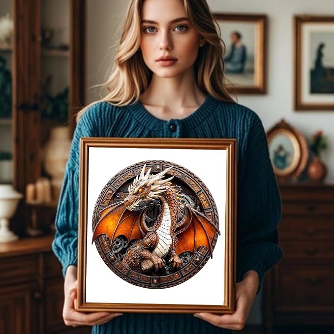 Mechanical Dragon Puzzles Fantasy Vintage Cool Steampunk Puzzle Adults Gifts - Image 6