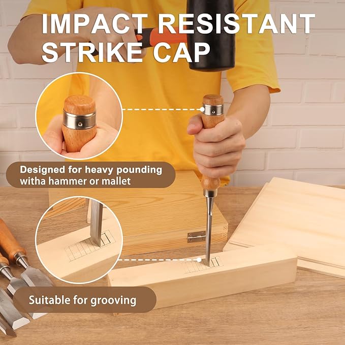 6-Piece Wood Chisel Tool Set Premium Carving Tools An Indispensable Addition to Your Woodworking Kit
