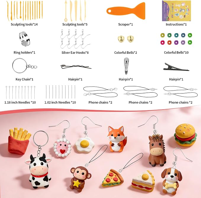 Artpar Polymer Clay Kit, 82 Colors Oven Bake Clay - Image 3