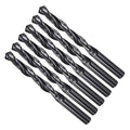 Drill Bit, 11mm Cutting Diameter, 4241 HSS Nitriding Black 118° Cutting Angle Versatile Jobber Bits - (Applications: for Drilling Plastic Wood Soft Metal), 6-Pieces