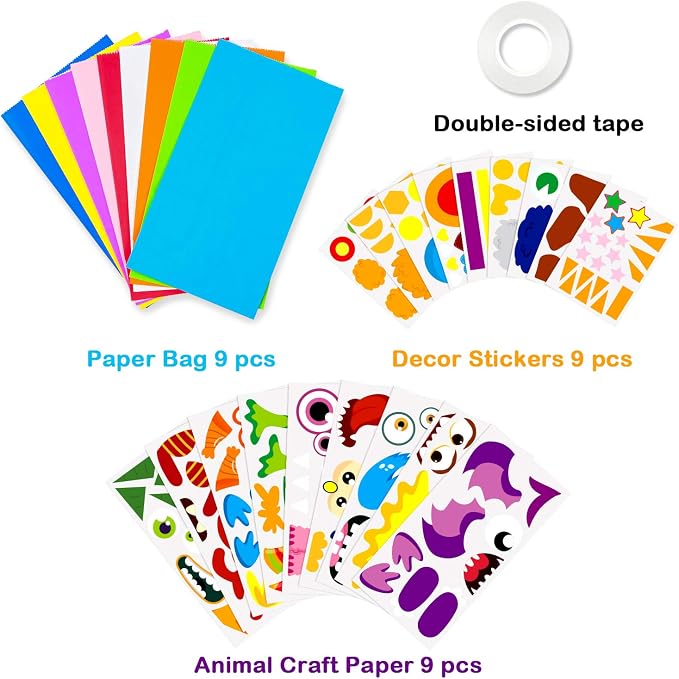 WATINC 9Pack Hand Puppet Art Craft - Image 2