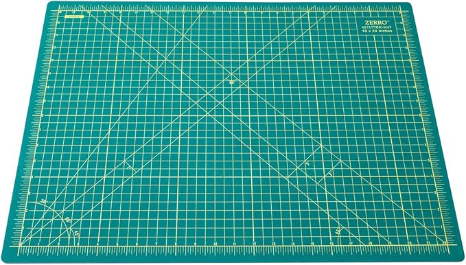 ZERRO Cutting Mat 18" x 24", Self Healing Sewing Mat Double Sided | - Image 2