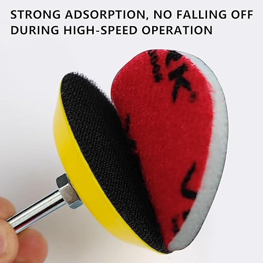 64 PCS 2 Inch Sanding Disc Pad,Hook and Loop Sanding Pads 180 to 3000 Wet Dry Sponge Sandpaper with 1/4” Shank for Drill Sanding Grinder Rotary Tools Curved Surface Polishing and Sanding