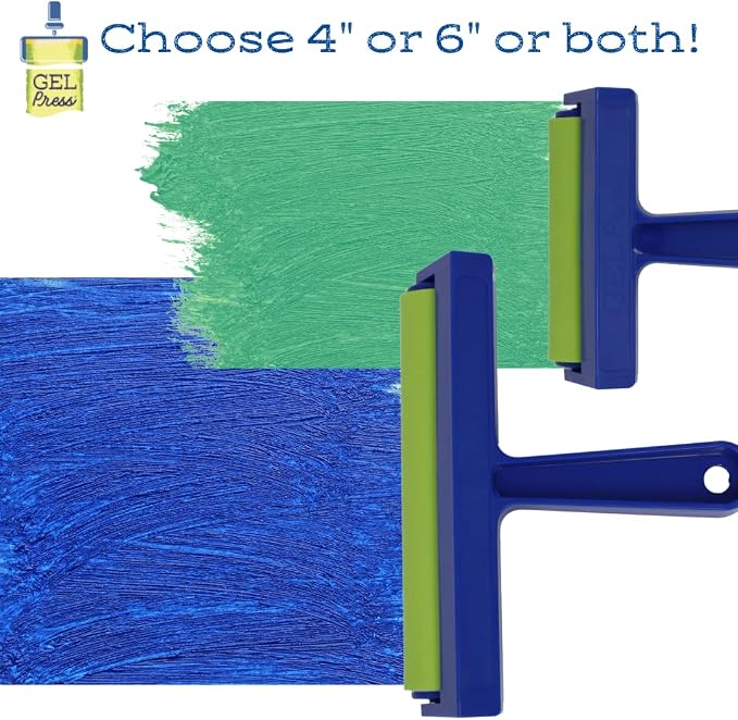 4-Inch Gel Press Rubber Brayer - Image 3