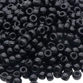 1000Pcs Pony Beads Bracelet 9mm Black Plastic Barrel Pony Beads by Auvoua