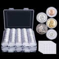 200 Pieces 30mm Coin Capsules Coin Holders by Suremita