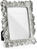 Cuspin 5x7 Picture Frame Silver Frames, Vintage Elegant Palm Leaves Textured by Cuspin