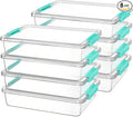 Vtopmart 8 Pack 6 Qt Plastic Storage Bins by Vtopmart