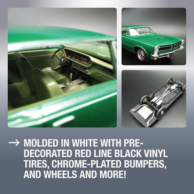 AMT 1965 Pontiac GTO Hardtop Craftsman Plus 1:25 Scale Model Kit - Image 3