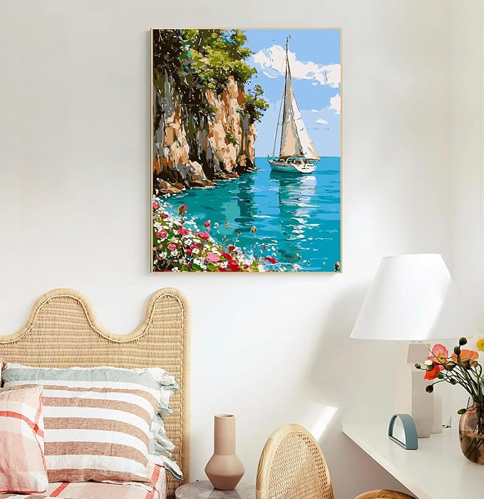 Mrnsiet Sailboat DIY Paint by Numbers - Image 5