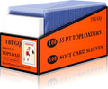 200 Card Sleeves Top Loads for Cards, Toploaders Hard Plastic for Trading Game by TRUGQCardGuardians