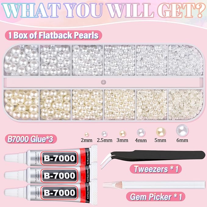 Flatback Pearls for Crafting - Image 2