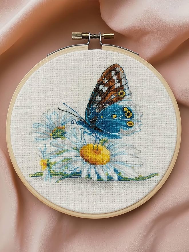 RIOLIS - Fragile Beauty 2220, Floral Cross Stitch Kits 6"x 6", Cross Stitch Kits - Image 8