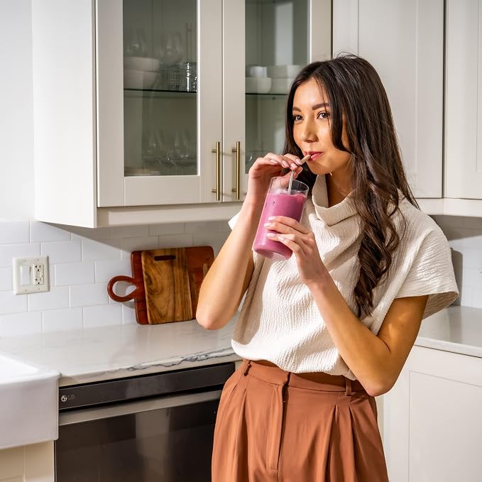 Softy Straws Premium Reusable Stainless Steel Drinking Straws - Image 9