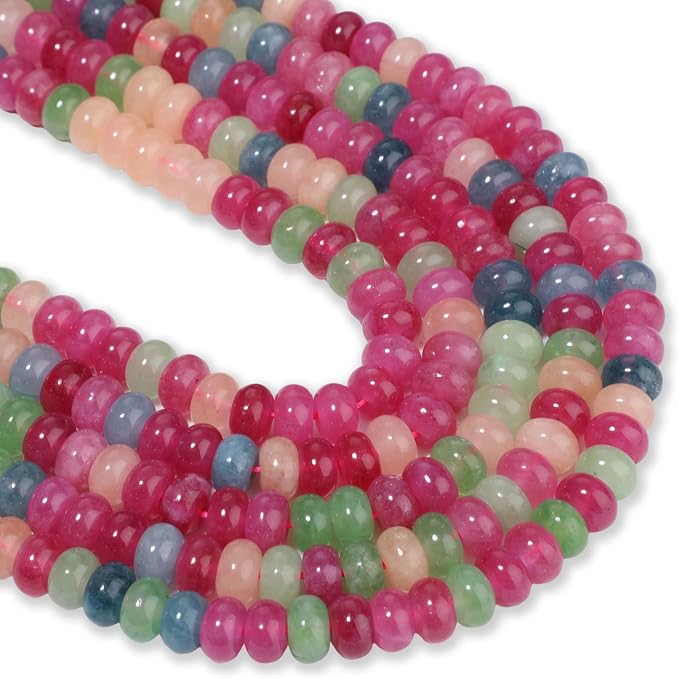 Songxi 5x8mm Natural Candy Tourmaline Beads, Gemstone - Image 7
