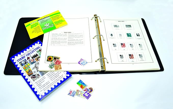 U.S. Postage Stamp Collecting Kit Includes Stamps and Hinges - Image 2