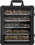 Miniatures Storage Case Miniatures Transport Case Aluminum Alloy Frame by WELIDAY