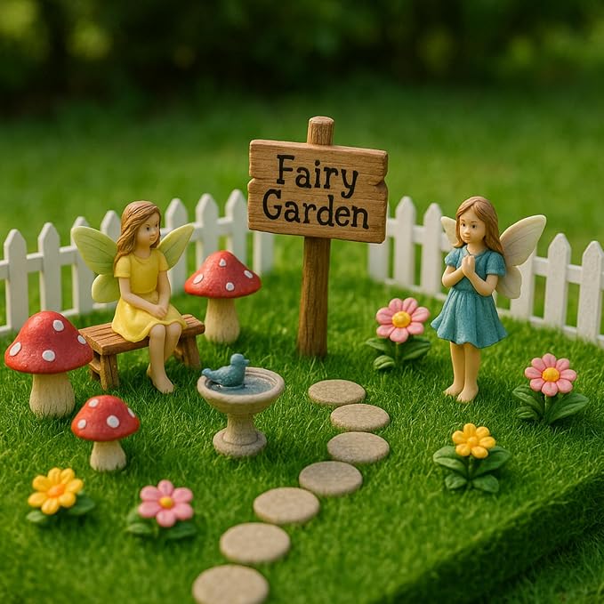 Shindel 4 Packs Fake Grass Decor - Image 4