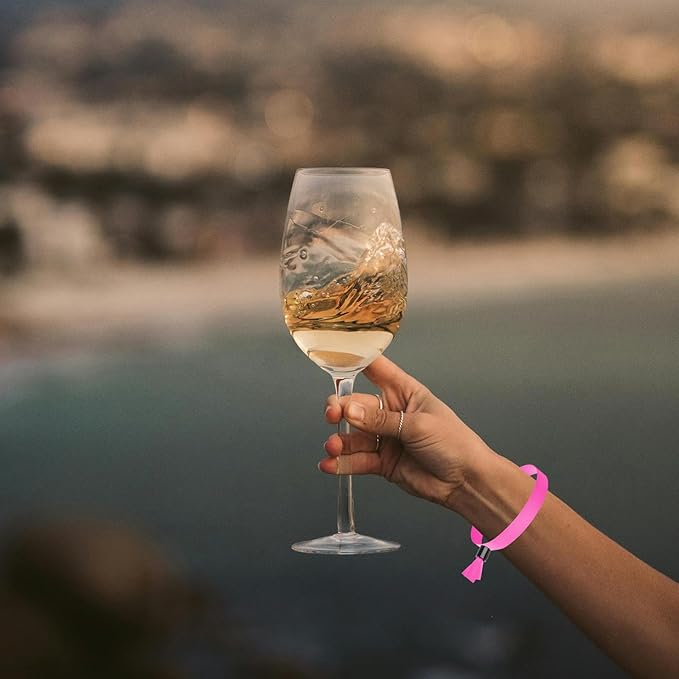 100 Pack Wrist Bands|Pink Wristbands for Events|Wristbands for Concerts Festival Admission Party|13.78” x 0.59”
