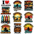 MAIANEY Kayaking Sticker Pack – Funny Vinyl Stickers by Maianey