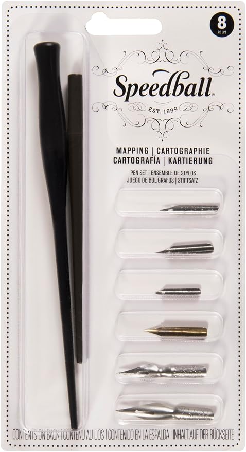 Mapping Pen Set by SpeedballArt