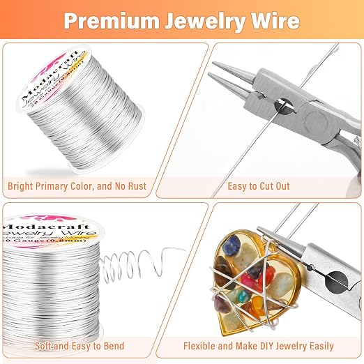 20 Gauge Silver Jewelry Making Wire - Image 2