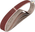 HARFINGTON 2 x 48 Inch Sanding Belts, 6 Pcs 40 Grit Aluminum Oxide Belt Sander Abrasive File Belt for Woodworking, Metal Polishing, Knife Sharpener