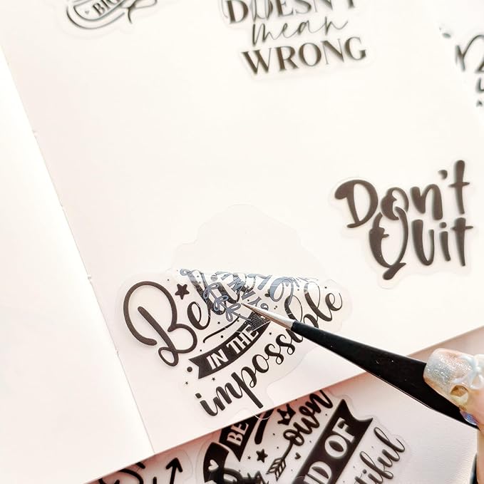 PRSTINCOL Positive Affirmation Stickers, Planners and Water Bottles - Image 3