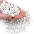 150pcs White 12mm Pearl Beads by chuyau