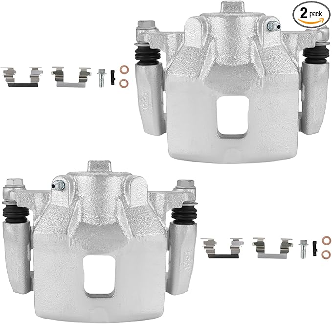 cciyu Front Left & Right Disc Brake Calipers w/Bracket 18B4880 18B4881 2005-2010 For Chevy For Cobalt,2007-2009 For Pontiac For G5,2005-2006 For Pontiac For Pursuit,2003-2007 For Saturn For Ion
