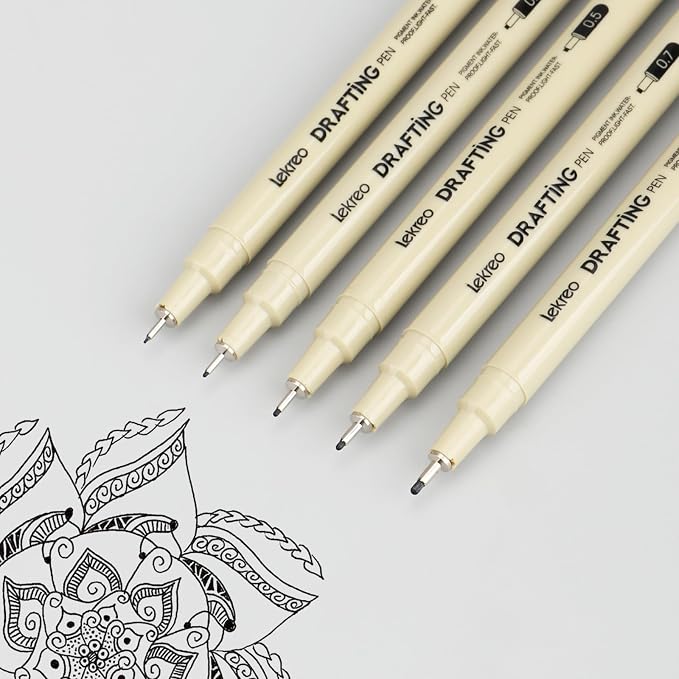 5-Piece Fineliner Pen, for Art, Writing & Bullet Journaling - Image 6