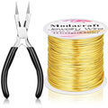 ModaCraft 22 Gauge Tarnish Proof Jewelry Wire Gold + 4-in-1 Professional by Modacraft