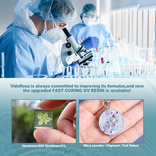 VIDA ROSA 500g UV Resin Upgraded Low Viscosity and Low Shrinkage Kit - Image 5