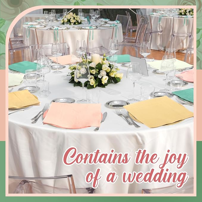 Zhehao 120 Pcs Disposable Paper Plates and Napkins Bulk Birthday Party - Image 5