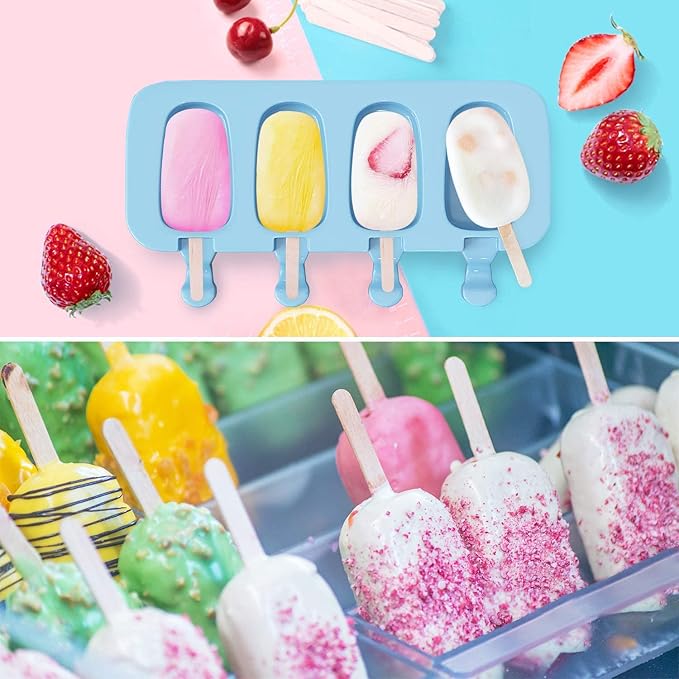 Popsicles Molds, Ozera 2 Pack Homemade Cake Pop Molds Cakesicle Maker Set | - Image 2