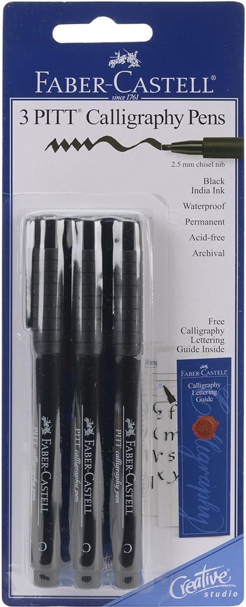 Faber-Castell Faber-Castel PITT Calligraphy Pens Chisel Tip by Faber-Castell