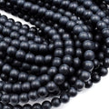Zenkeeper 108 Pcs Matte Black Onyx Beads by Zenkeeper