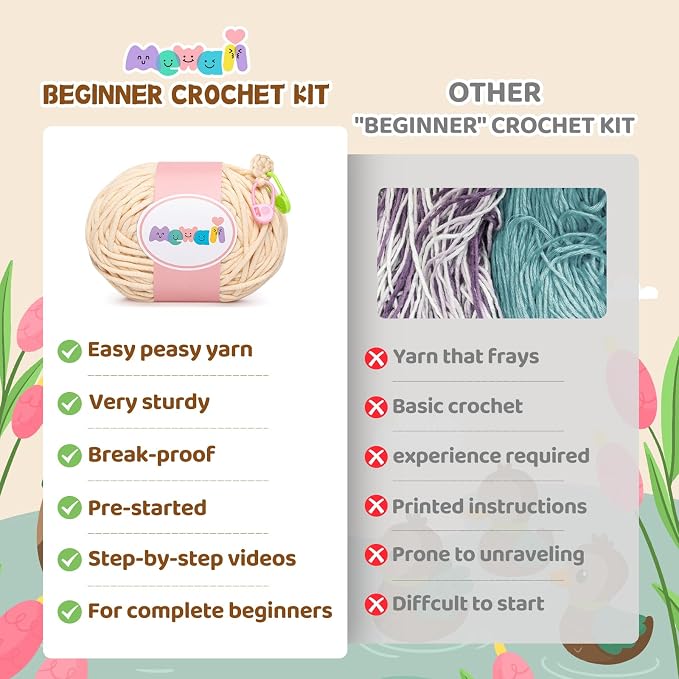 Mewaii Crochet Kit for Beginners Level 1 - Image 3