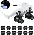 Hands Free Head Magnifying Glasses, Magnifier by NZQXJXZ