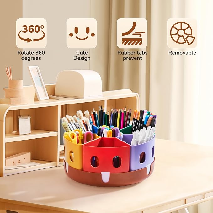 GAMENOTE Rotating Art Supplies Organizer - Image 8