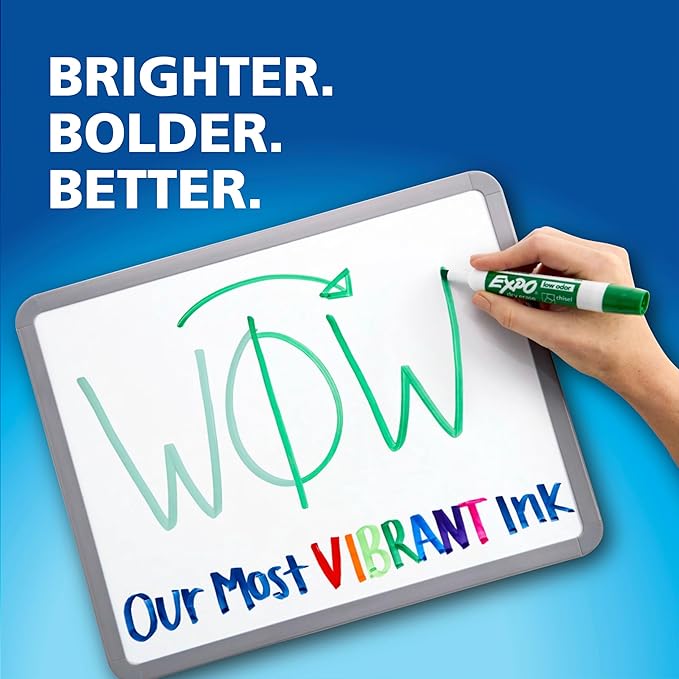 EXPO Dry Erase Markers, Low Odor Ink, Fine Tip, Organization, Essential Supplies - Image 3