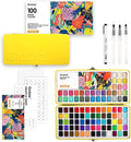 Grabie 100 Colors Premium All-In-One Watercolor Paint Set by Grabie