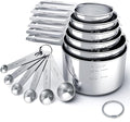 TILUCK Stainless Steel Measuring Cups & Spoons Set, Cups and Spoons, Kitchen by TILUCKBringsGoodLuck