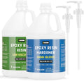 1 Gallon Crystal Clear Epoxy Resin Kit, High Gloss Bubble Free Resin by TAKIMO
