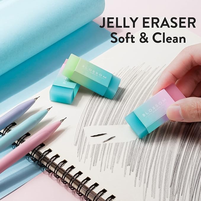 Four Candies Cute Pastel Mechanical Pencil Set, 3 Sizes Included | 0.5/0.7/0.9mm - Image 3