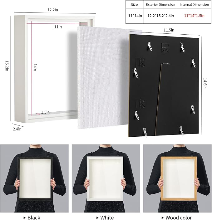 11x14 Shadow Box Picture Frame - Image 3
