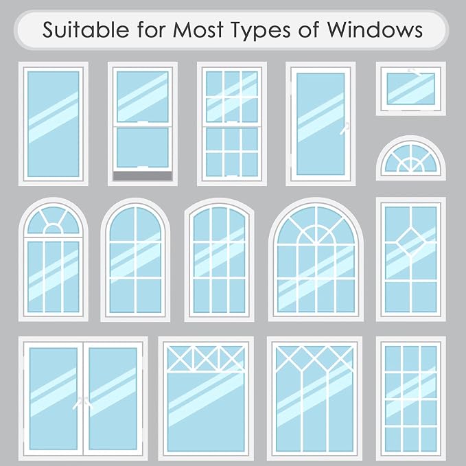 DKTIE Frosted Window Film with Installation Tools Privacy Window Film Frosted - Image 5