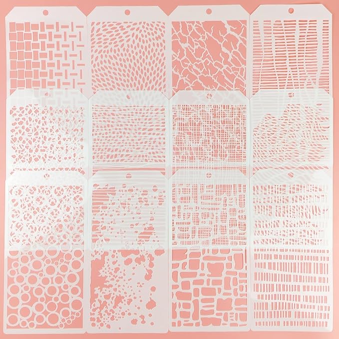 Mixed Media Art Stencils, Layering Templates - Image 3