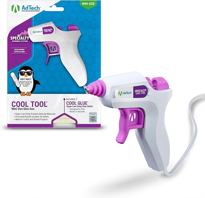 AdTech Cool Tool Kit with Low-Temp Glue Gun, Safe - Image 2